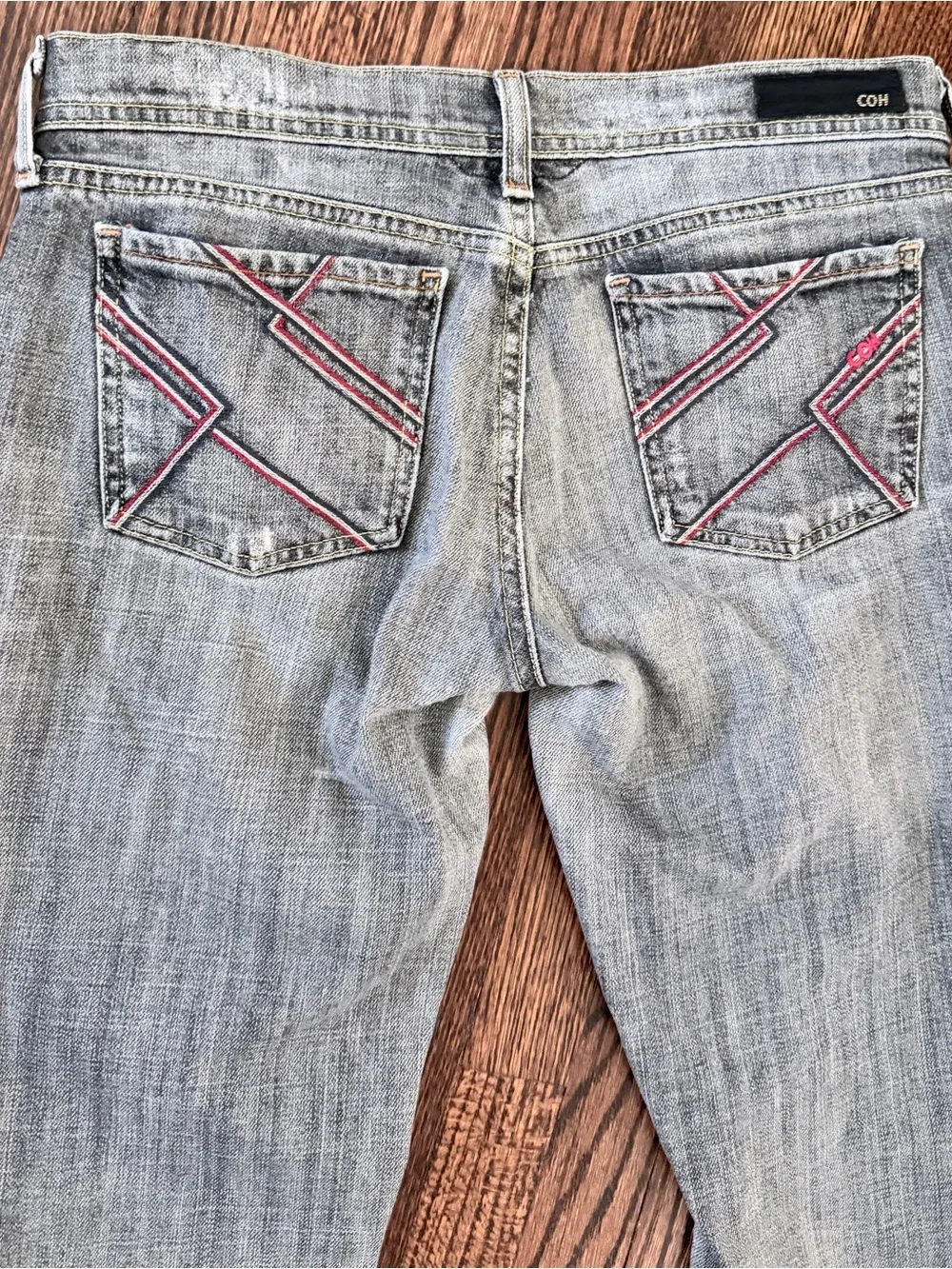 Citizens of Humanity Avedon Skinny Leg Jeans Faded Gray Black Size 28